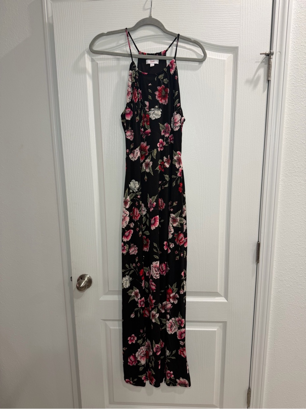 Candie’s Floral Halter Maxi Dress
